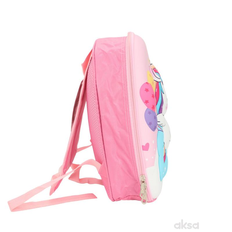 Cute&Cool dečiji ranac 3D jednorog svetlo roze