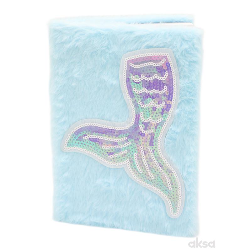 Be Cool notes plišani plavi sirena 