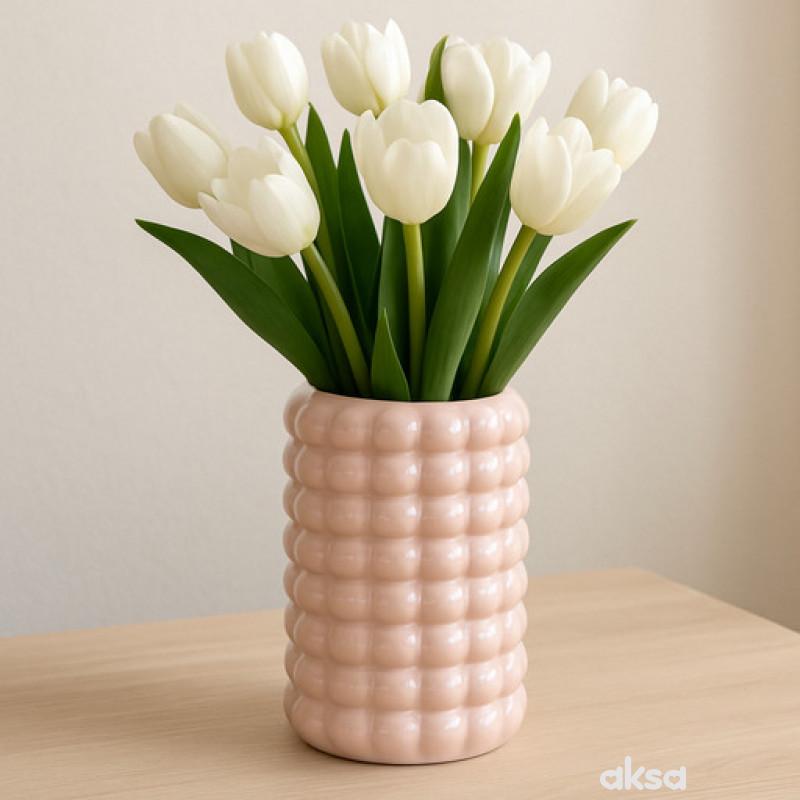 Cute&Cool HOME dekorativna vaza sjajna roze