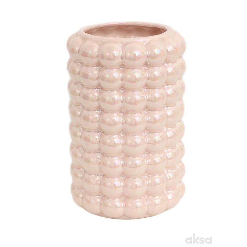 Cute&Cool HOME dekorativna vaza sjajna roze