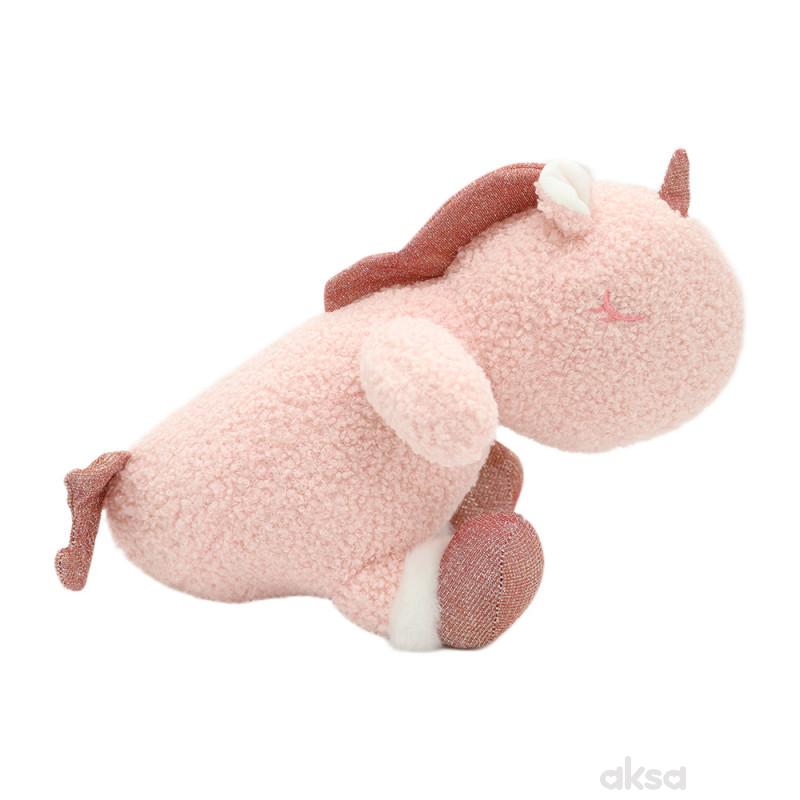 Cute&Cool plišana igračka roze nosorog 23cm