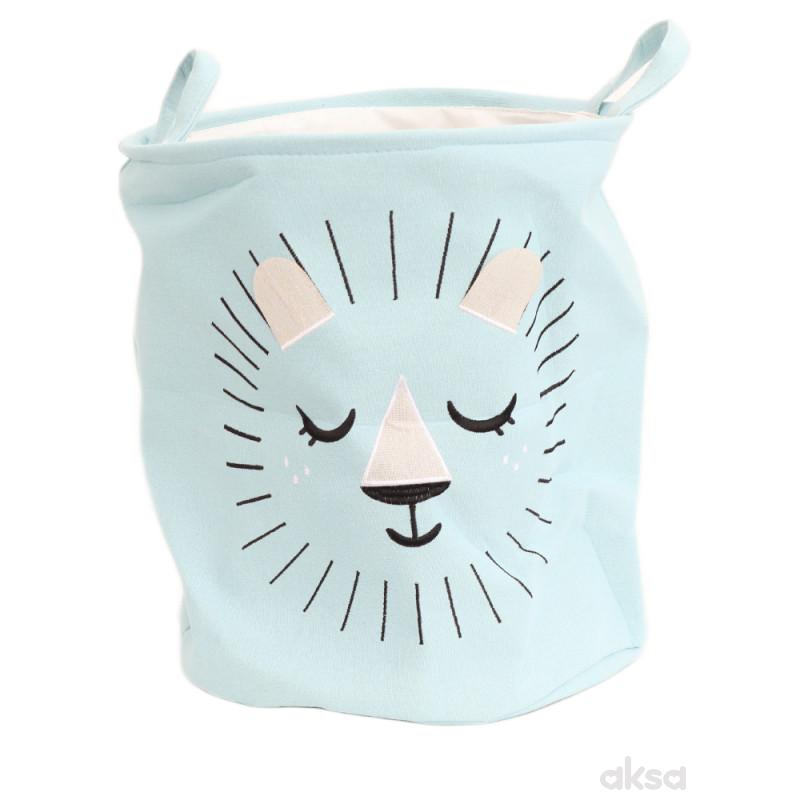 Cute&Cool HOME korpa za odlaganje plavi lav