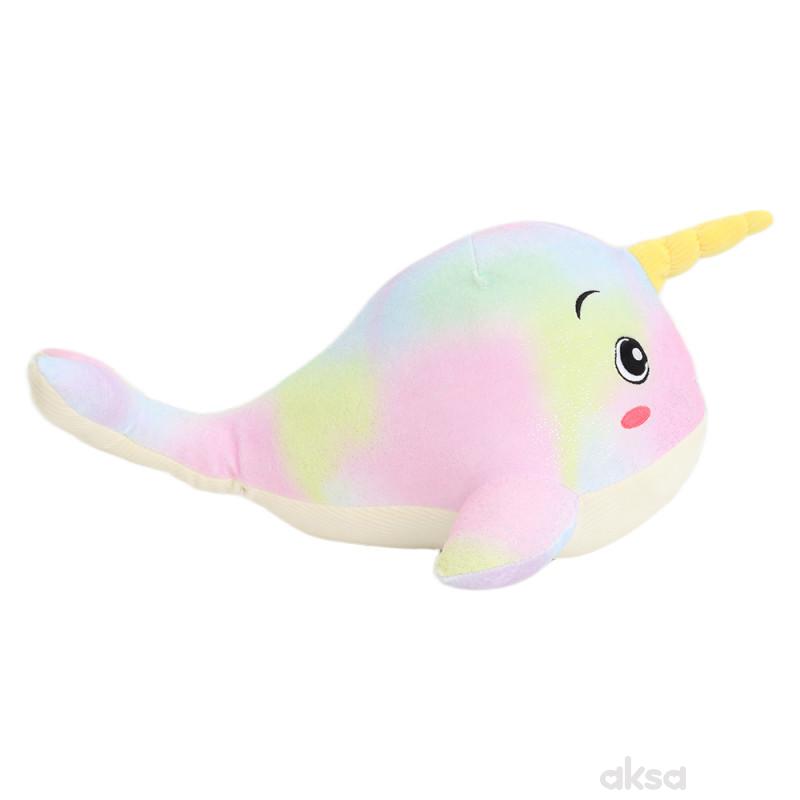 Cute&Cool plišana igračka svetloplavi kit 40cm
