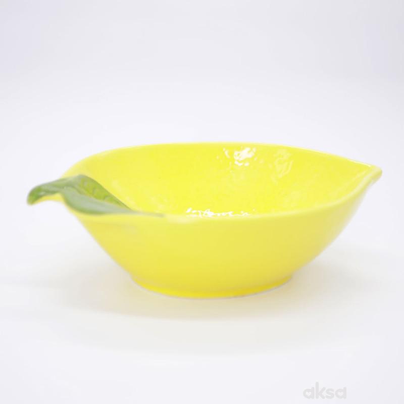 Cute&Cool HOME dekorativni tanjir limun 18 cm 