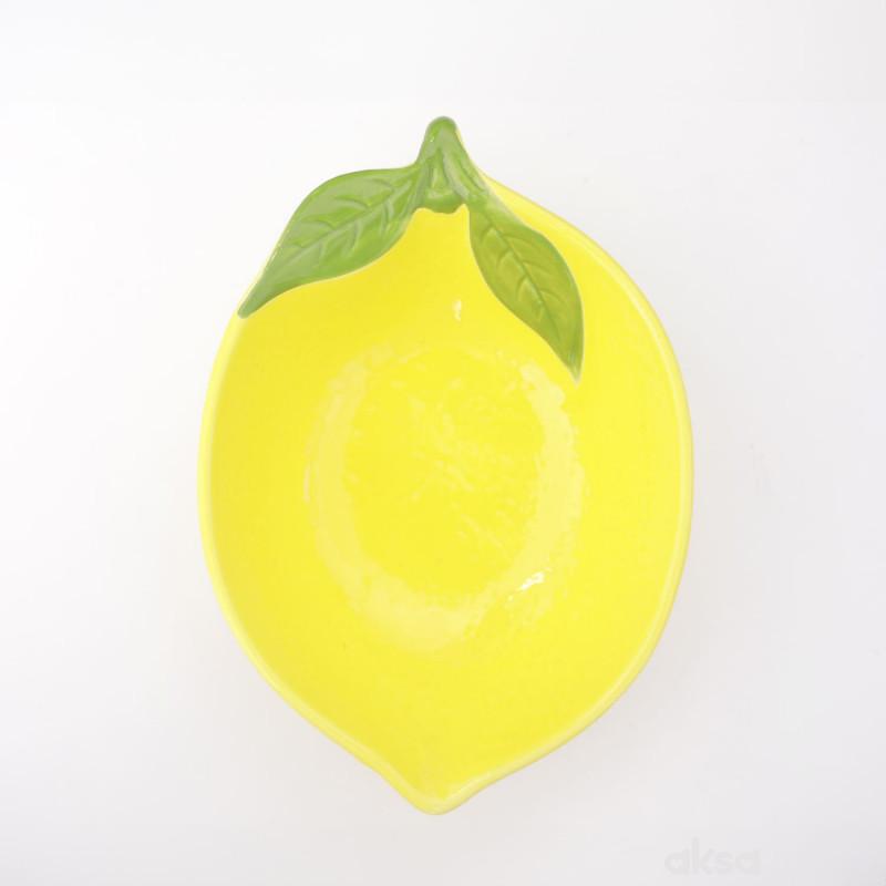 Cute&Cool HOME dekorativni tanjir limun 18 cm 