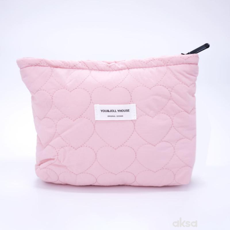 Be Cute neseser sa srcima roze