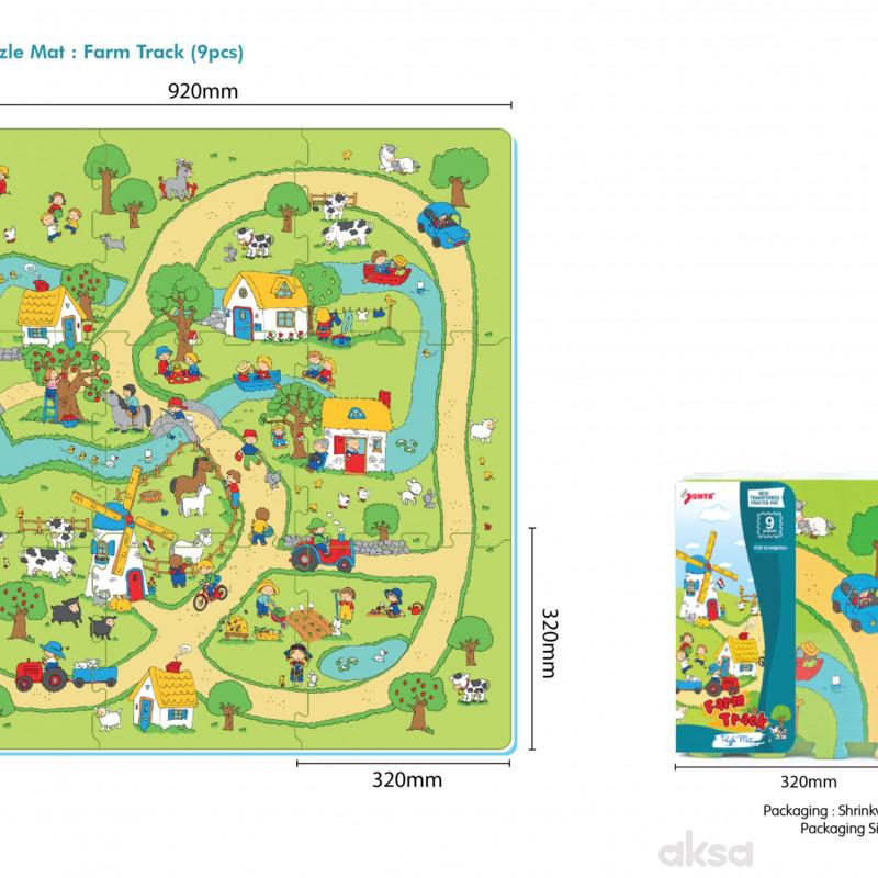 Sunta podne puzzle farmerska staza, 9 kom