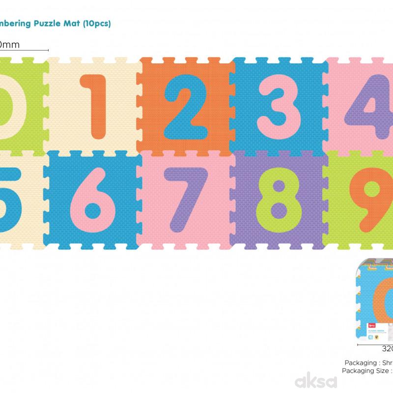 Sunta podne puzzle brojevi, 10 kom