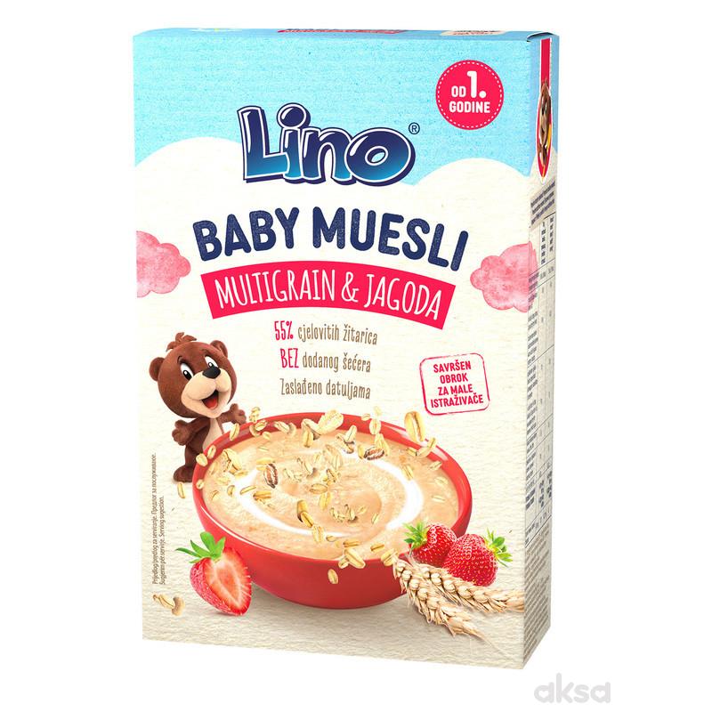 Lino baby musli multigrain & jagoda 150g 