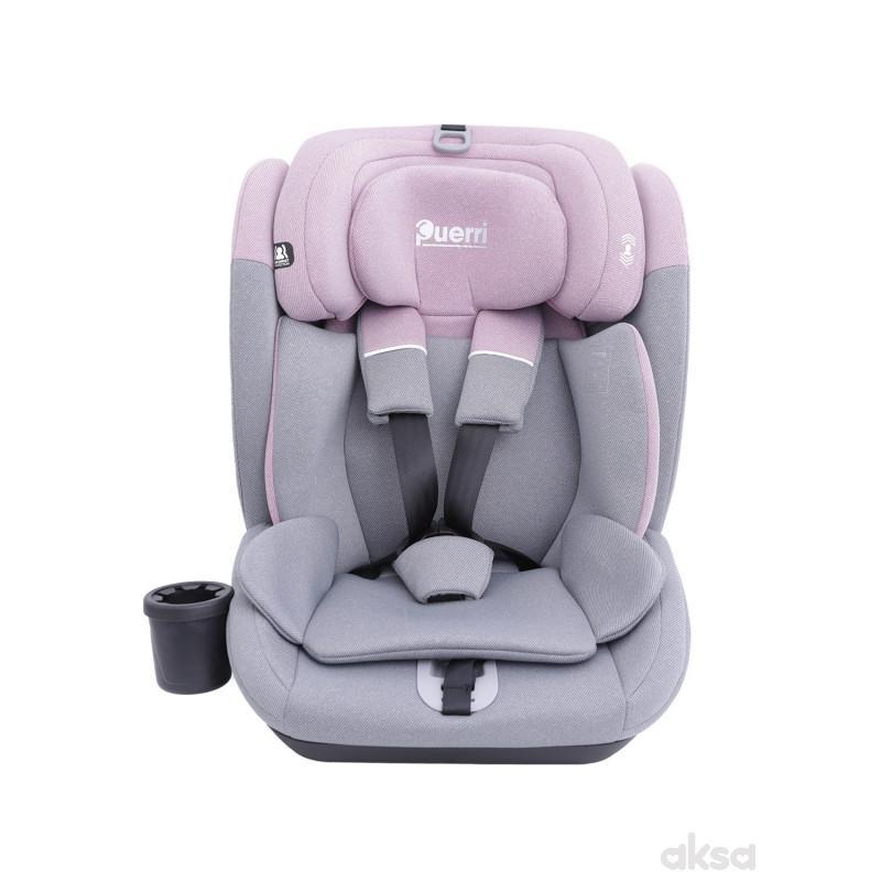 Puerri auto sedište MaxSafe (76-150cm), pink/grey