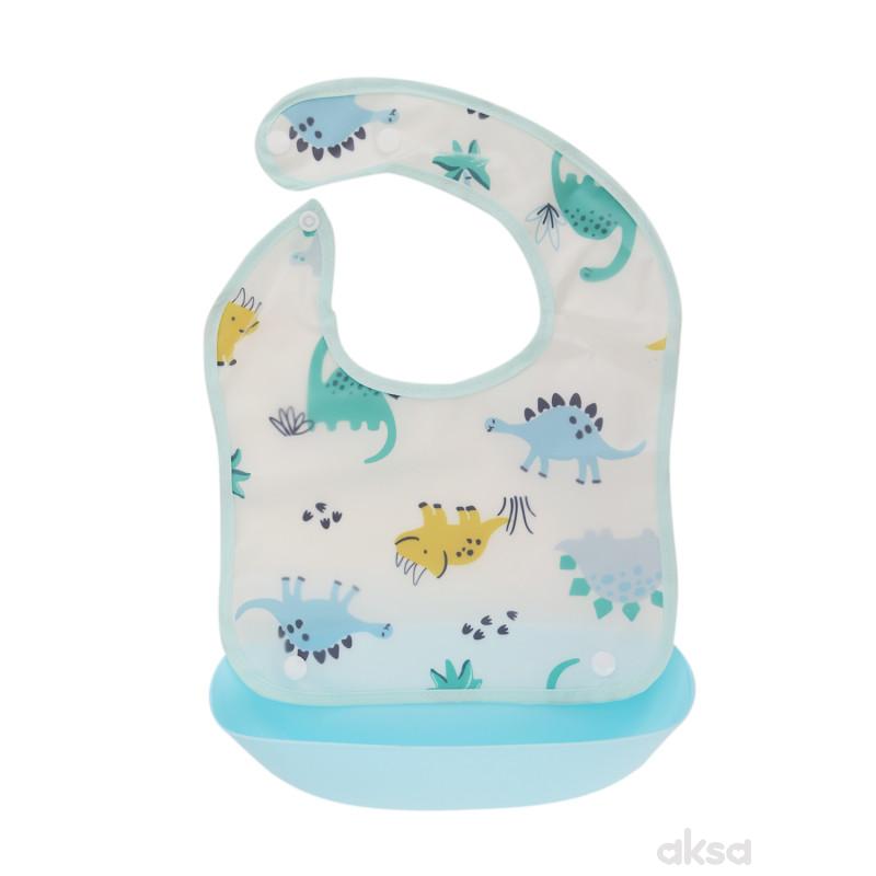 Baby Chef portikla sa silikonskim džepom, dino 