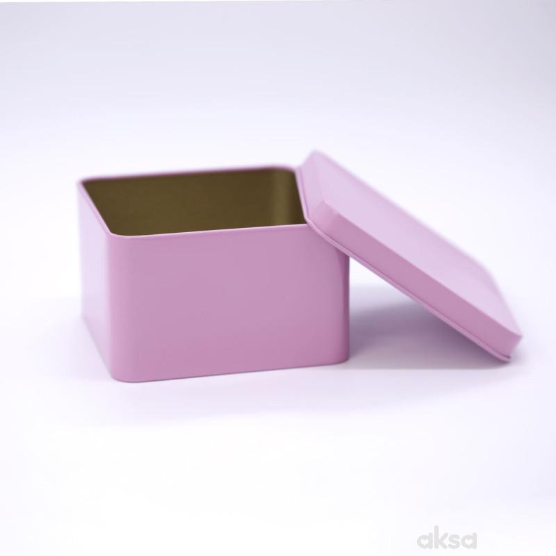 Be Cool ukrasna kutijica četvrtasta roze