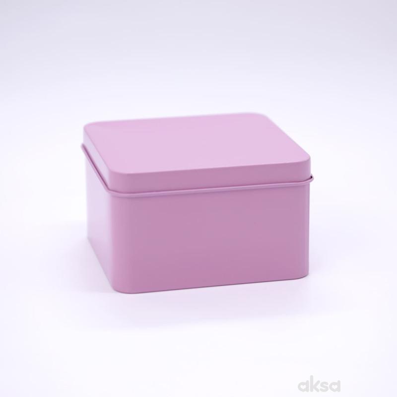 Be Cool ukrasna kutijica četvrtasta roze