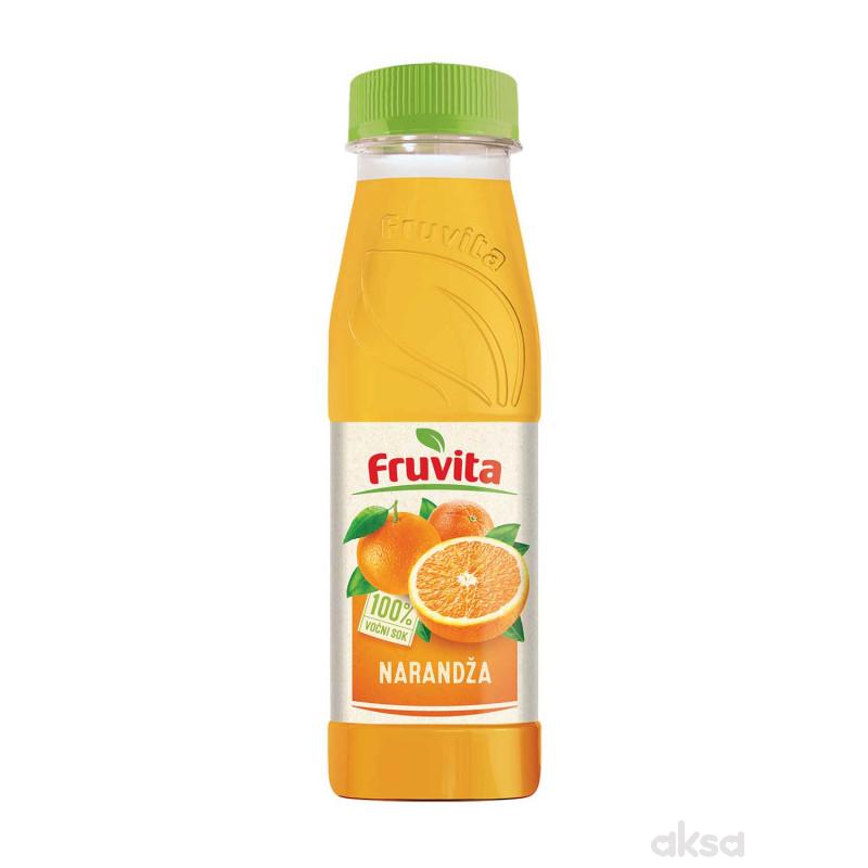 Fruvita 100% voćni sok narandža 0,33L