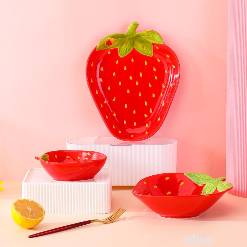 Cute&Cool HOME Dekorativni tanjir jagoda, 22cm