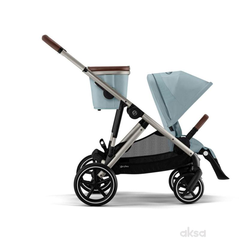Cybex kolica Gazelle, Stormy Blue (taupe ram) 