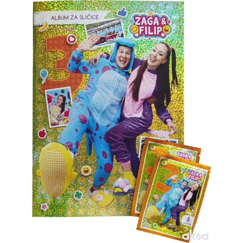Zaga i Filip album za sličice 