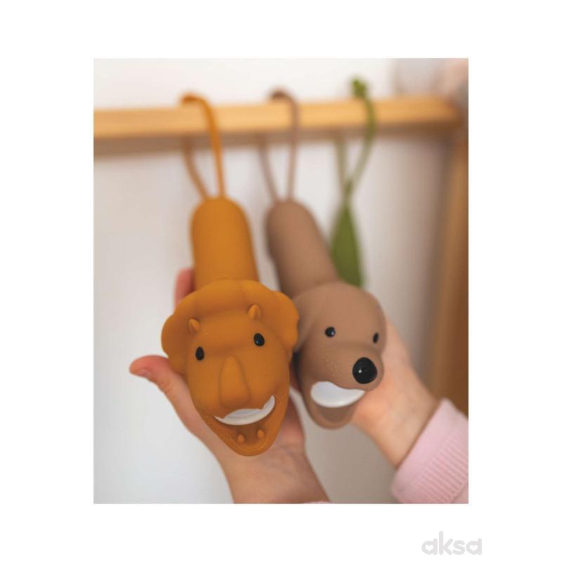 Rabbit n Friends baterijska lampa kuca, braon