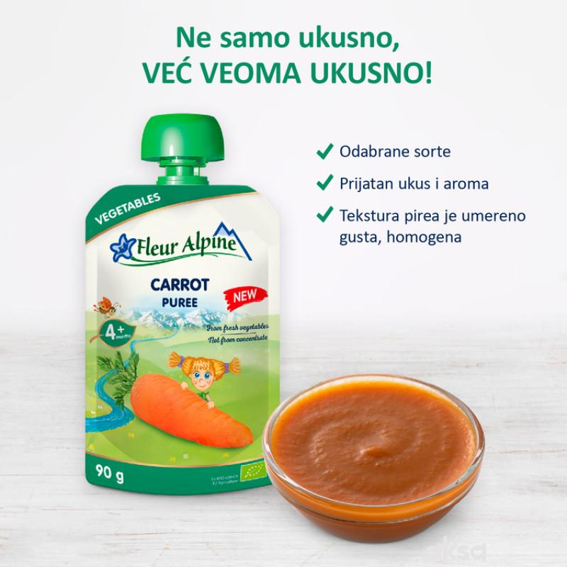 Fleur Alpine organski pire sa šargarepom 90g