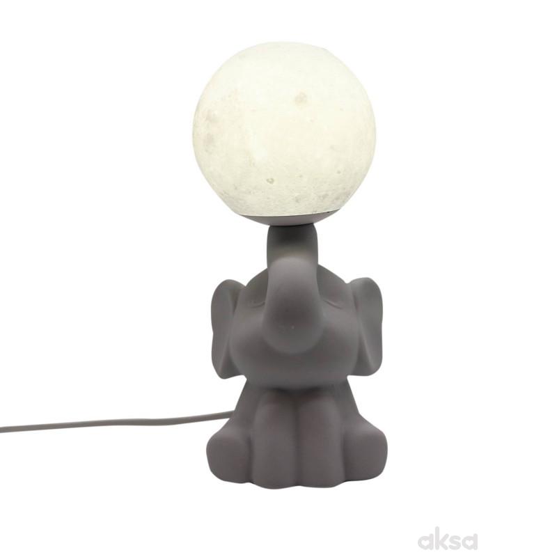 Cute&Cool HOME keramička stona lampa sivi slon