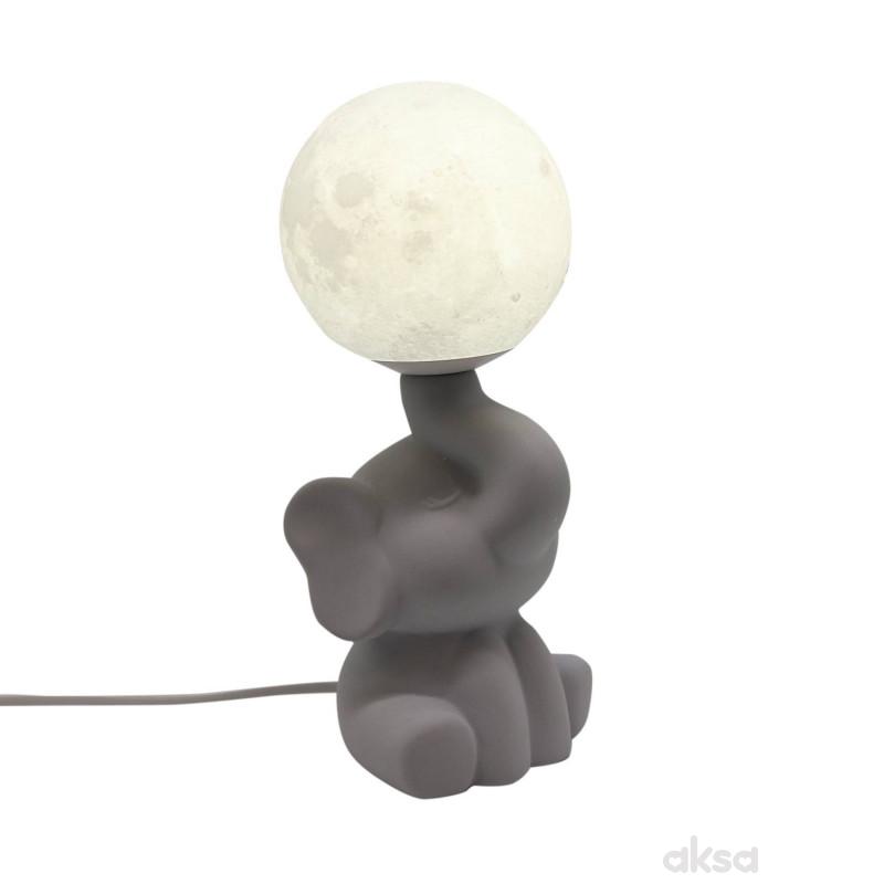 Cute&Cool HOME keramička stona lampa sivi slon