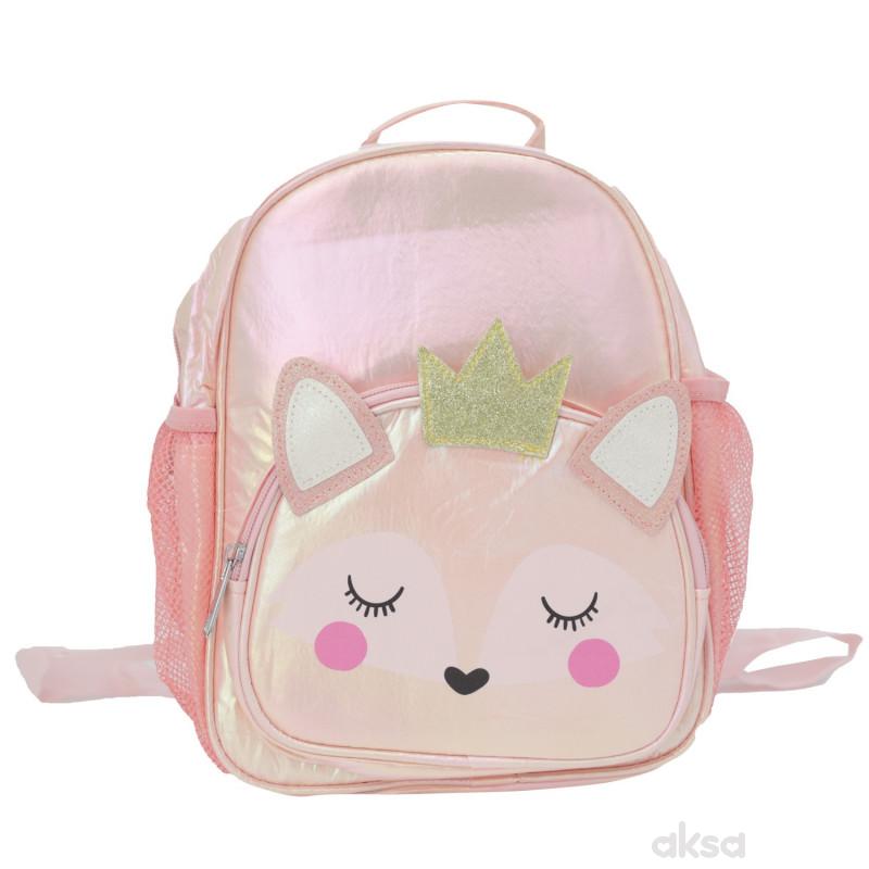 Cute&Cool ranac za decu lija, metalik roze 