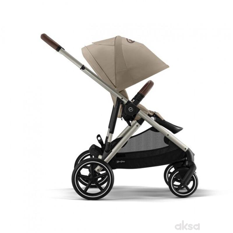 Cybex kolica Gazelle, Almond Beige (taupe ram) 