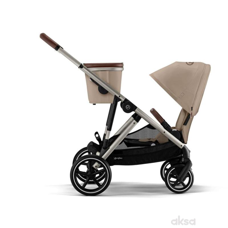 Cybex kolica Gazelle, Almond Beige (taupe ram) 