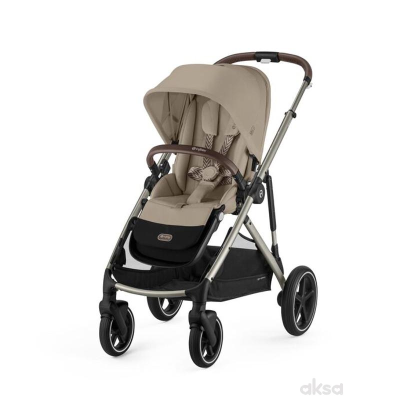 Cybex kolica Gazelle, Almond Beige (taupe ram) 