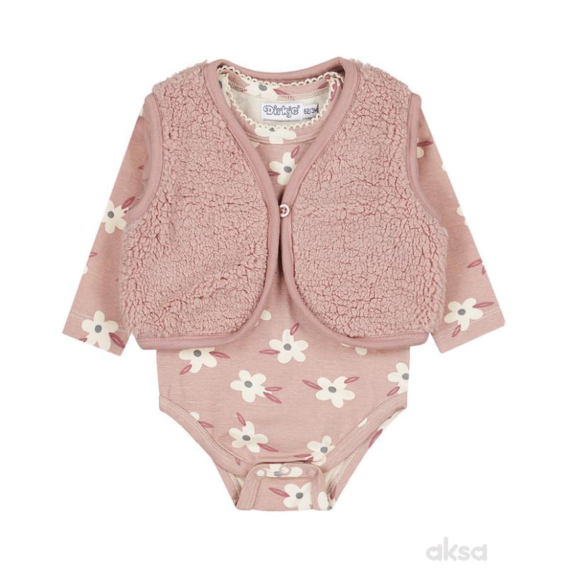 Dirkje komplet 4/1 (majica,prsluk,pant,tr),devojč
