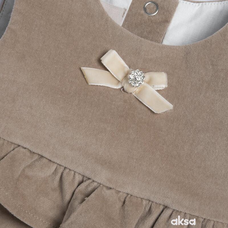 Chicco komplet 2/1 (majica dr, haljina), devojčice
