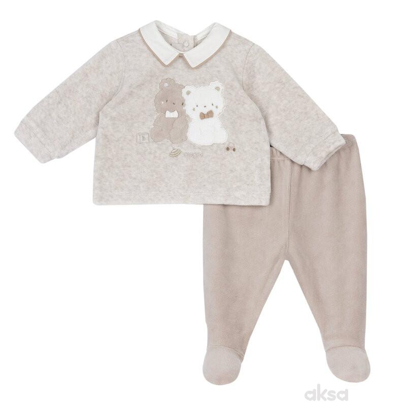 Chicco komplet 2/1 (majica dr, pantalone), dečaci