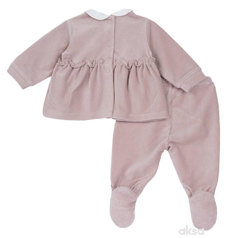 Chicco komplet 2/1 (majica dr,pantalone),devojčice