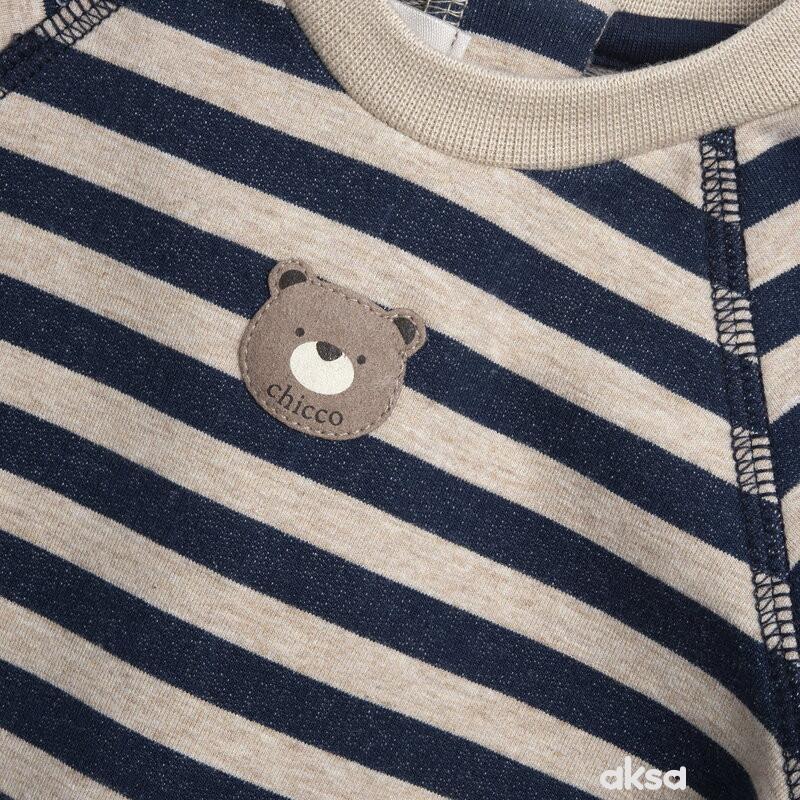 Chicco komplet 2/1 (majica dr, pantalone), dečaci