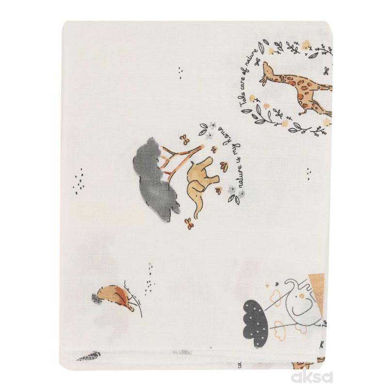 Lillo&Pippo muslin pelena, 75x75cm