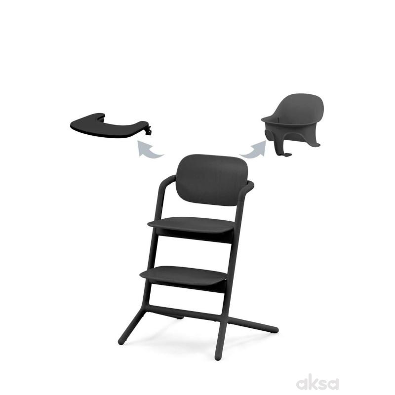 Cybex hranilica Lemo 3u1, Stunning Black