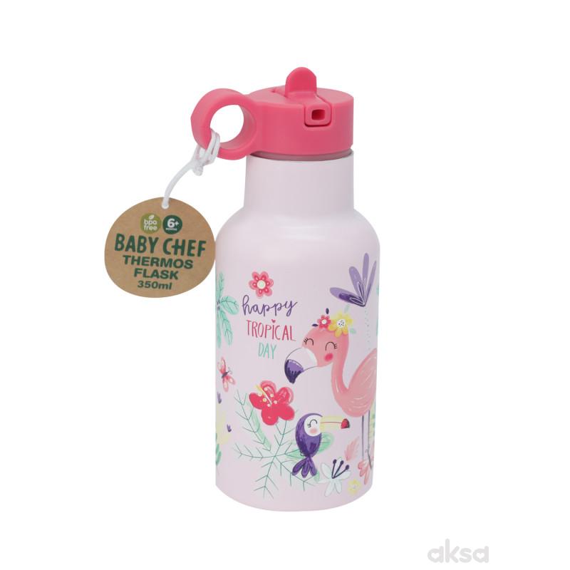 Baby Chef termos flamingo 350ml