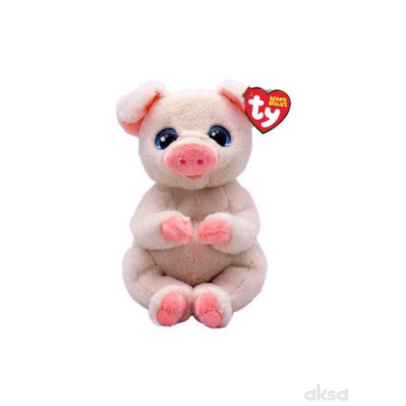 TY plišana igračka prase, 15 cm