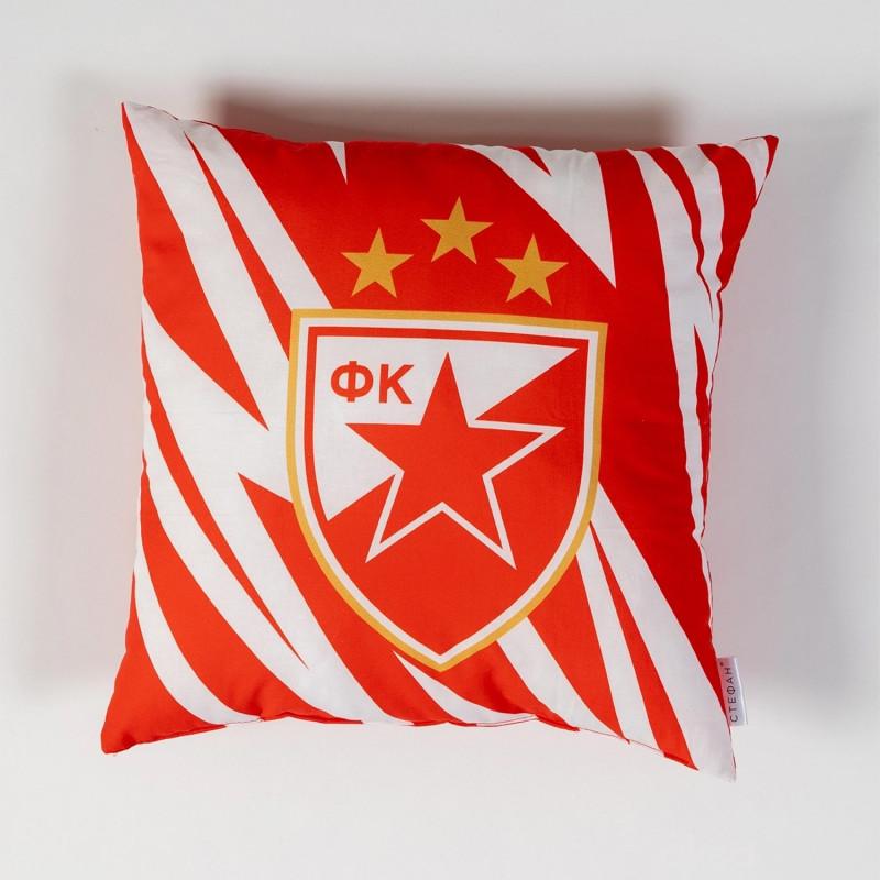 Stefan ukrasni jastuk Crvena Zvezda, 40x40cm