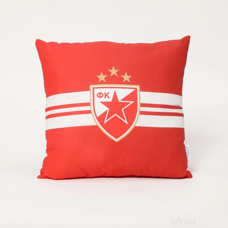 Stefan ukrasni jastuk Crvena Zvezda, 40x40cm