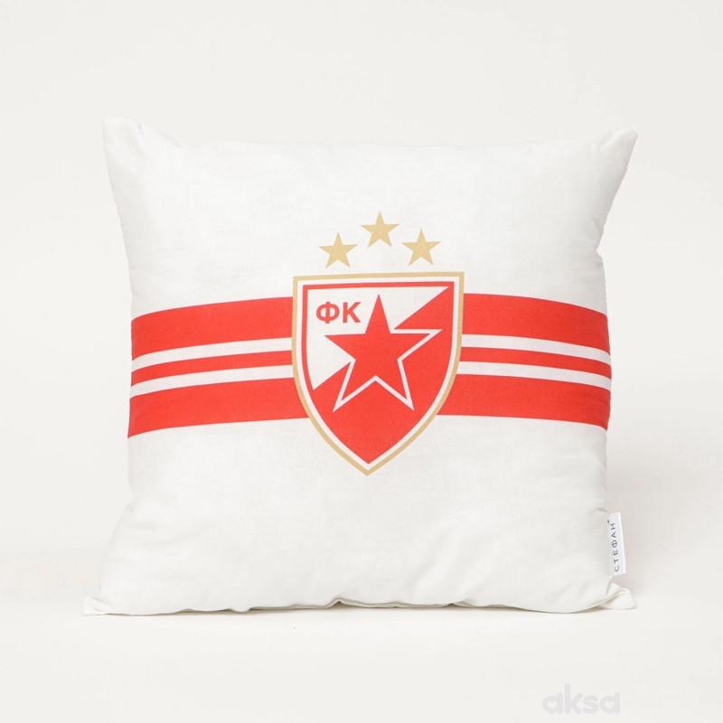Stefan ukrasni jastuk Crvena Zvezda, 40x40cm