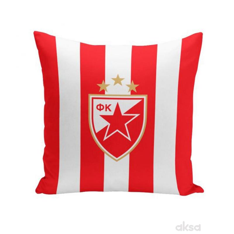 Stefan ukrasni jastuk Crvena Zvezda, 40x40cm