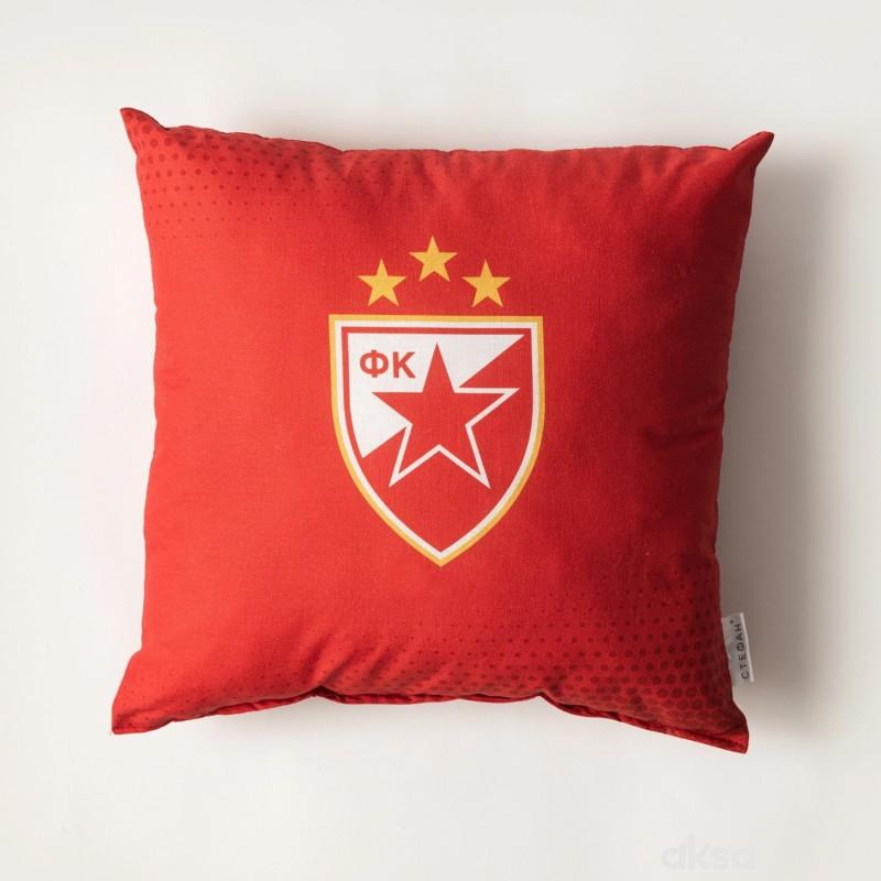 Stefan ukrasni jastuk Crvena Zvezda, 40x40cm