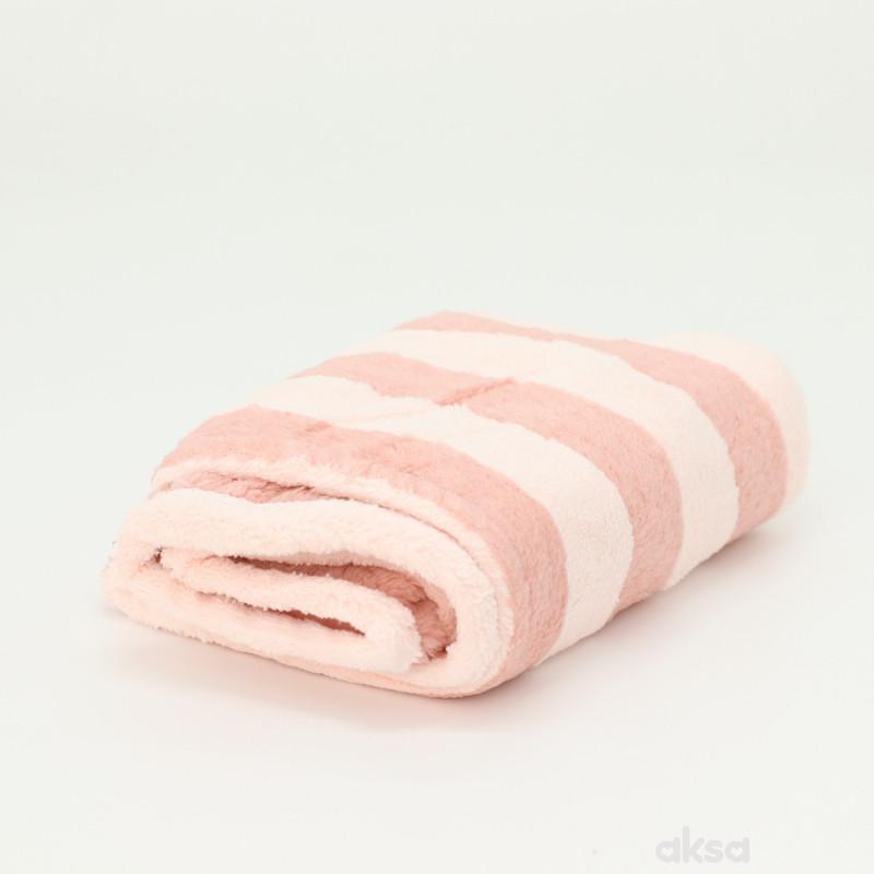Be Cute Peškir za sušenje kose, bež/roze 