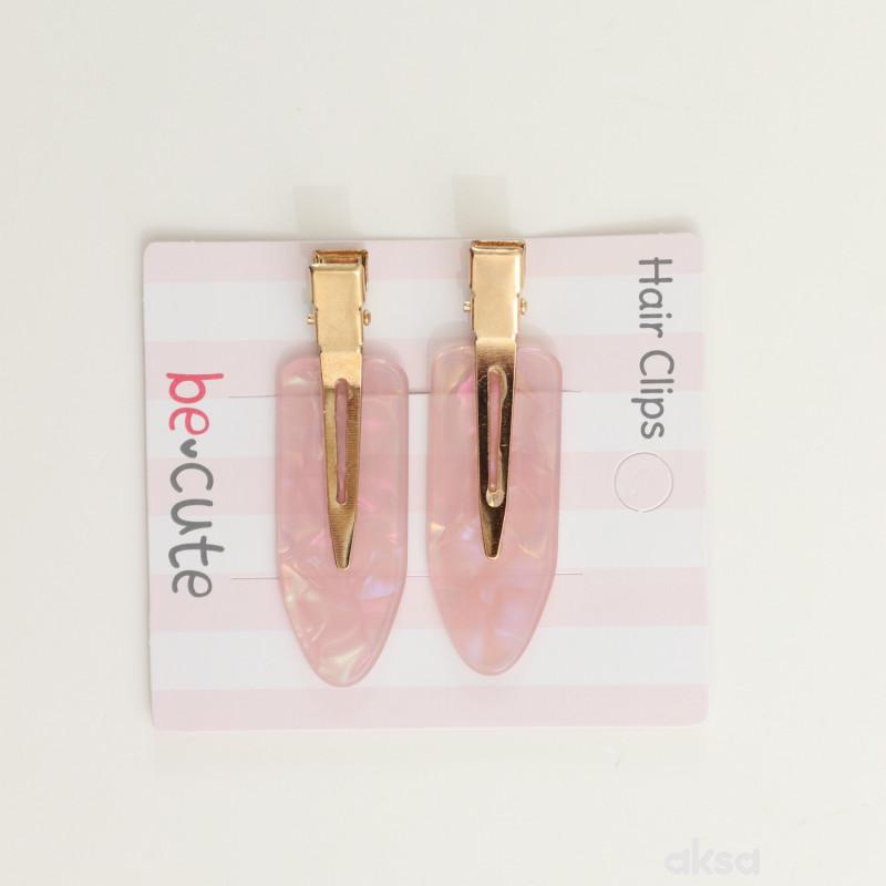 Be Cute Šnalice za kosu, pastel boje 