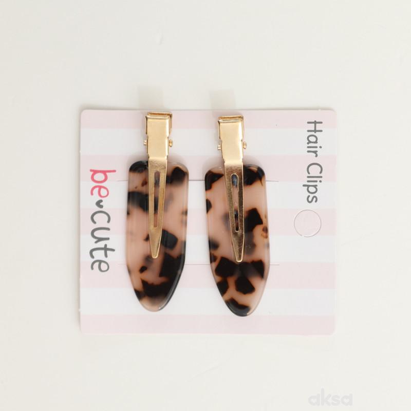 Be Cute Šnalica leopard, 6x2cm
