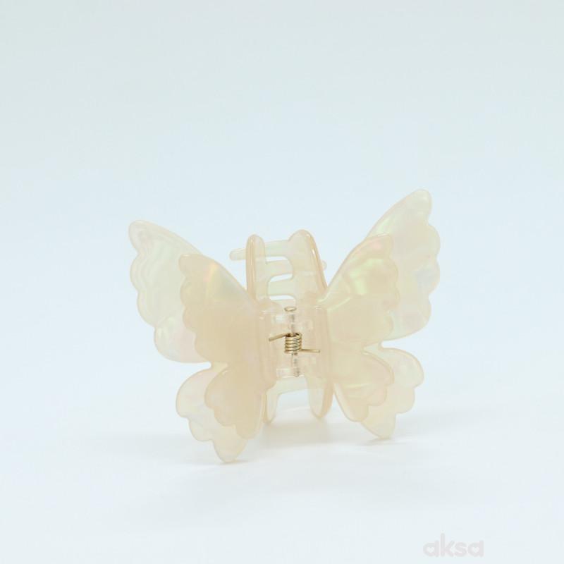 Be Cute šnala za kosu leptirići, pastel boje