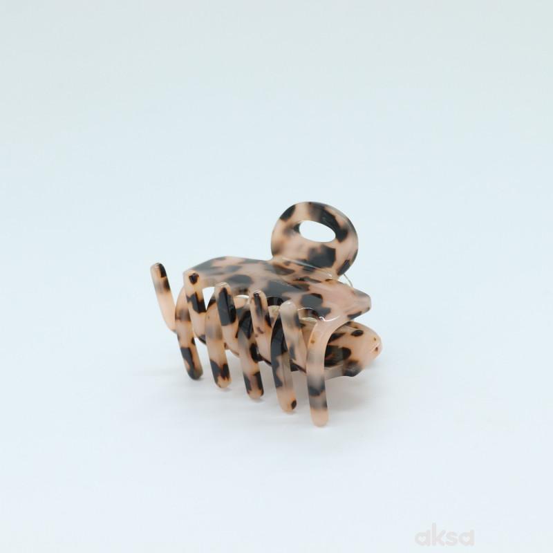 Be Cute Leopard šnala za kosu, 6x4cm 