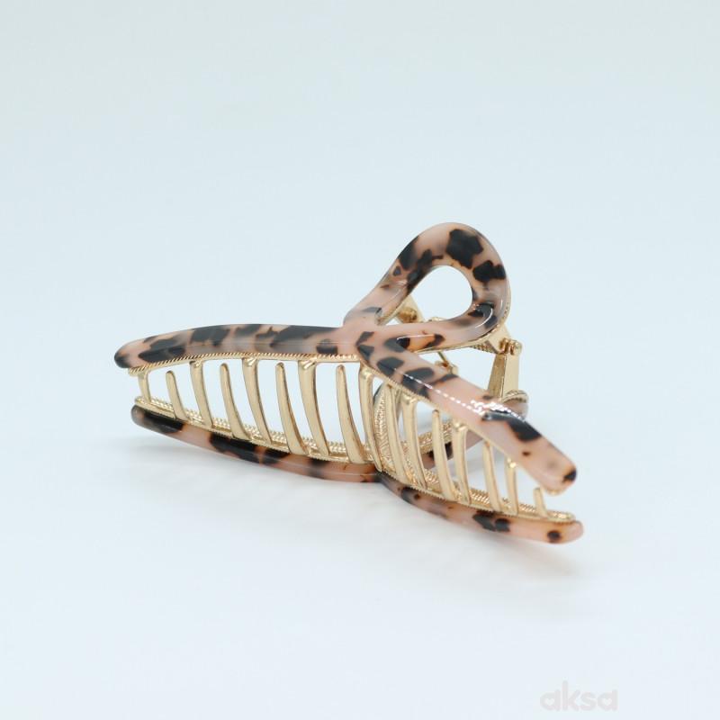 Be Cute Leopard šnala za kosu, 11x5cm 