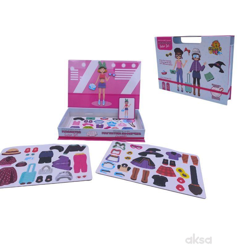 Magnetni kofercic - fashion girl 